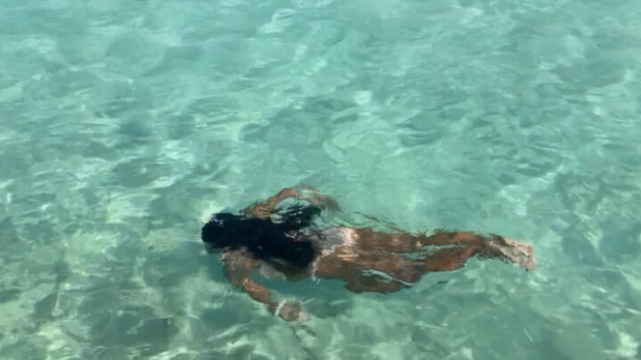 This is “Matruh’s” beach—back in the day, it was Cleopatra’s favorite! I come here every year for a 