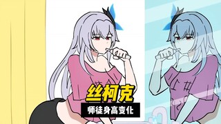 丝柯克师徒身高变化
