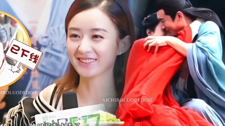 First time filming a kiss scene: ran off shyly. Third time: hid in his arms, all shy. You’re somethi