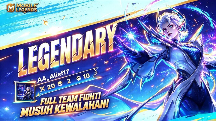 LEGENDARY 20 KILL! Musuh Tidak Berkutik di Team Fight! 💥🔥