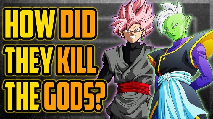How Did Goku Black And Zamasu Kill The Gods?
