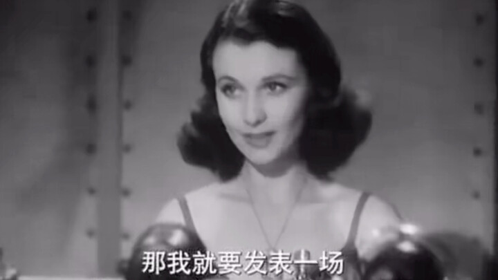 Vivien Leigh nhận giải Oscar cho “Cuốn theo chiều gió”, thật đẹp đẽ và thanh lịch!