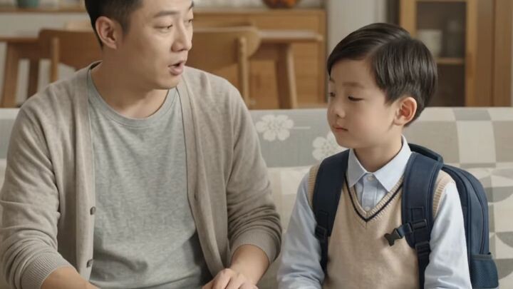 😂 本来想问儿子考试考了多少分，没想到答案直接把爸爸整无语了！🤣看到最后你就知道，这孩子的脑回路真的太厉害了！😂🔥👀 千万别划走，最后一句才是最搞笑的！#搞笑 #搞笑视频 #爆笑 #家庭搞笑