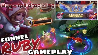 NEW META Jungle RUBY at Mythical glory Rank Gameplay | New bug experience | Mobile Legend