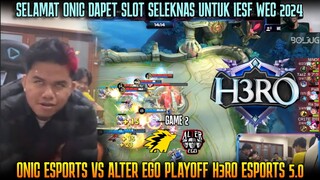 PAI DIKASIH MUKA JOKER SAMA SANZ 😂 GAME 2 ALTER EGO VS ONIC PLAYOFF H3RO ESPORTS 5.0