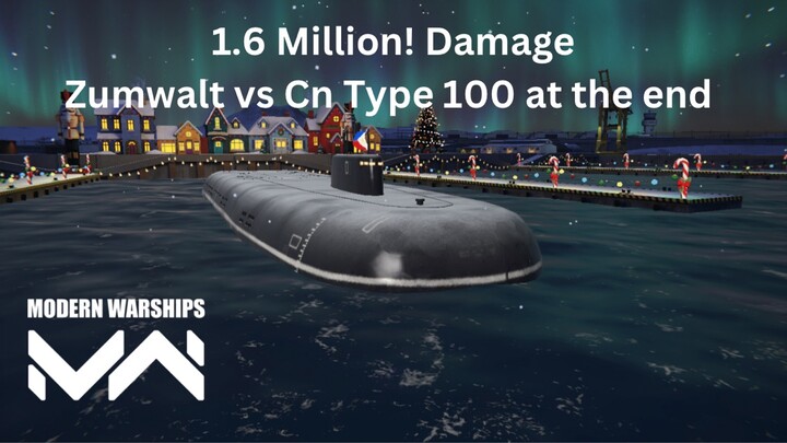 Modern Warships: Cn Type 100 bullying enemy warships