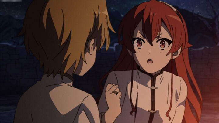 A pinch of the little hand? The next sentence is you guys come (Re:Zero - Job)
