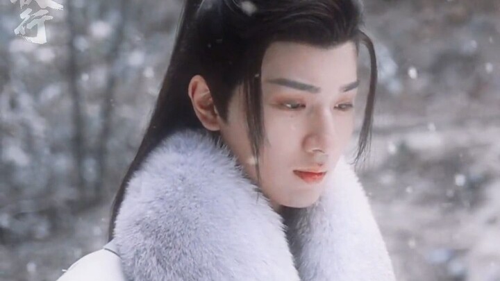 Beautiful footage of a young man singing in the bleak snow | Li Hongyi