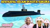Reaksi Nafisa Fidela & Lalapo Diba TV ADA KAPAL SELAM DI KOTA SAKURA | Sakura School Simulator