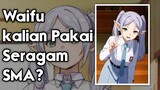 Bagaimana jadinya kalau Waifu Anime kalian Memakai Seragam SMA dari Indonesia?