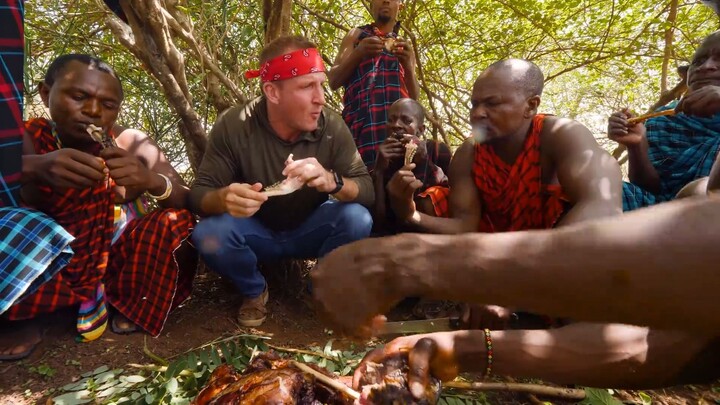 Trying Not to Vomit! Eating Africa’s Most Extreme Diet!!