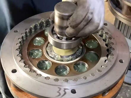 تجميع مخفض التروس الدائري الإهليلجي لمنفذ كون