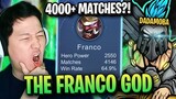 Best Franco Player showing Fantastic art hooks and prediction tips | Mobile Legends Interview