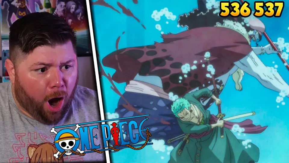 Zoro Vs Hody Jones One Piece Reaction Episode 536 537 Bilibili