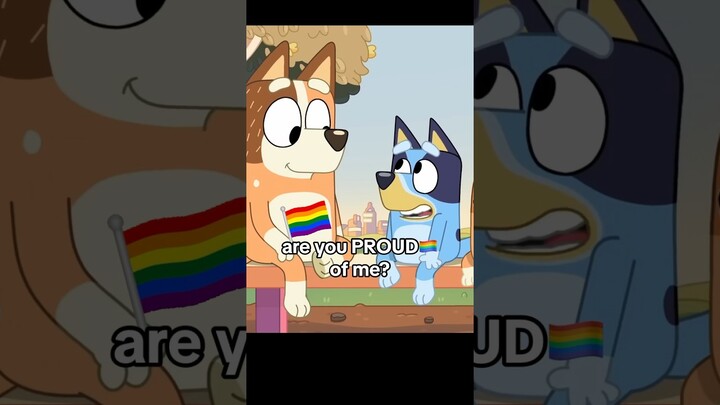 BLUEY’S FIRST GAY COUPLE! 🏳️‍🌈 #gaynews #bluey #lgbtq