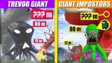 Trevor Giants and Giant Impostors Size Comparison | SPORE