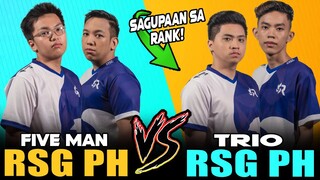 SAGUPAAN SA RANK! RSG PH vs RSG PH! ~ MOBILE LEGENDS