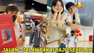 SEHARIAN BARENG CELIBOY PAKAI SERAGAM SEKOLAH!! KE MALL DILIATIN ORANG MALU BANGET!!