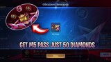 GET M5 PASS JUST AT 50 DIAMONDS|| MOBILE LEGENDS M5 EVENT