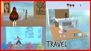 Vacation At Underwater Villa With Family || SAKURA School Simulator