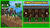 Aku Berhasil Memindahkan Villager Ke Base Ku & Membuat Trading Hall Murah Di Minecraft