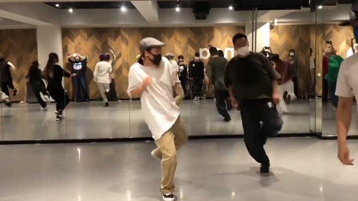 Japanese street dance class! Basic hip-hop rhythm! It's so cool to dance! 🌟