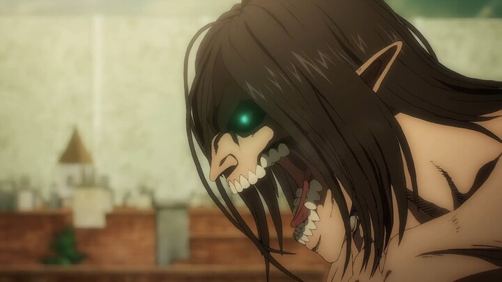 Eren Vs Armored & Jaw Titan Fight Eng Dub / Attack On Titan S04 Part 2  / Eren's Best Fight HD