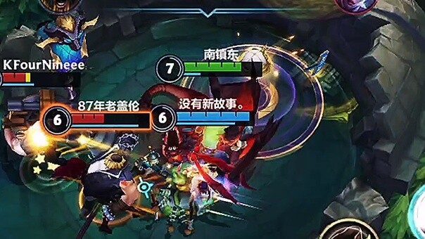 Olaf surrendered in two waves of teamfights.