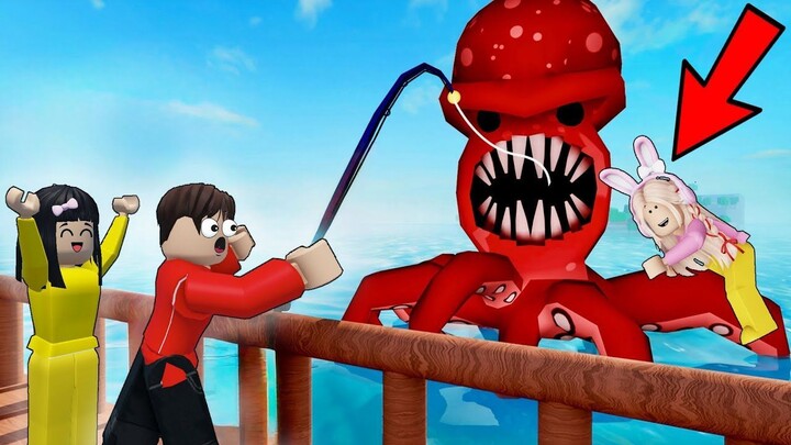 Yuta, Mio Dan Baby Celine Memancing Dapat Godzilla Part 6  ROBLOX