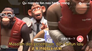 lagu yiwang yiwang dou yiwang monyet china