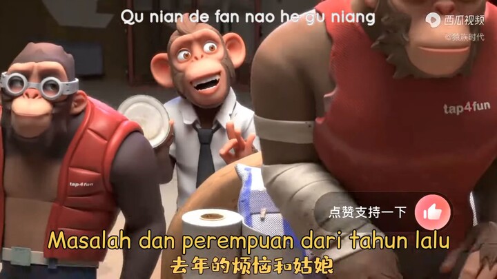 lagu yiwang yiwang dou yiwang monyet china