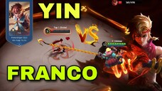 CARA COUNTER YIN TOP GLOBAL | FRANCO HOOK MONTAGE | MOBILE LEGENDS