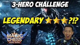 3 HERO CHALLENGE! CHEAT EZ LEGENDARY ⭐⭐⭐ DI MODE INI?!? | Magic Chess Bang Bang Indonesia