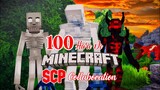 100 Hari Di Minecraft Tapi SCP Collaboration
