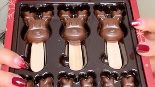 #ElkChocolateWithYouAllTheWay Little Deer 3D Chocolate#It's so delicious that I can't stop