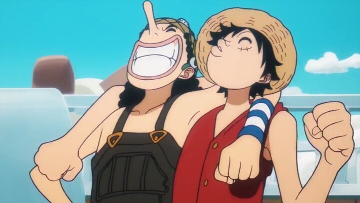 Selain kuat Luffy juga orangnya sangat ceria dan disegani banyak orang | Fanart