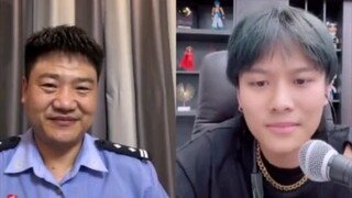 小杨哥遇到了宣传反诈的警察，吓的说话都结巴了！