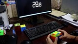 [22.81s] Rubik's cube single 4x4 (PB on cam!!!)