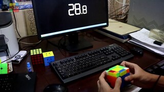 [22.81s] Rubik's cube single 4x4 (PB on cam!!!)