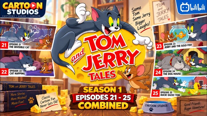 Tom and Jerry Tales (2006) season 1 episodes 21-25 combined