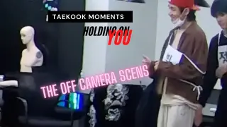 TAEKOOK the off camera moments. Jungkook being attentive just by tae Voice.