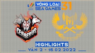 Highlights CES vs GAM [Ván 2][Vòng Loại Seagame31 - Vòng 2][16.02.2022]