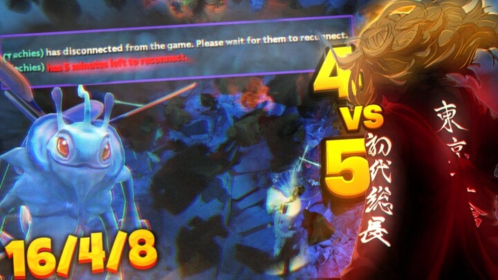 How Mikey handles 4v5 game SO CLEAN!