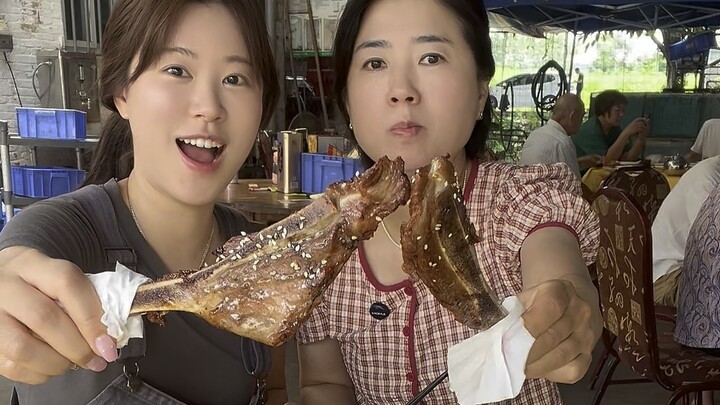 للمرة الأولى يصطحب الكوريون أمهاتهم إلى شوند، قوانغدونغ! تجربة مطعم ريفي في شوند