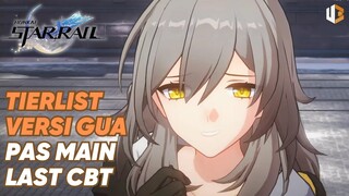 [HONKAI STAR RAIL] TIERLIST AWAL VERSI GUA KALAU ENGGAK BERUBAH