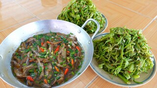 Gỏi "Một Thoáng Quê Hương" Chấm Khô Lù Đù Kho Lạt Ngày Trời Đổ Mưa Sớm | MTQH