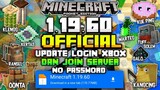 UPDATE !! Riview Minecraft versi terbaru 1.19.60 Update official & New fitur lengkap No password!!!