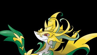 [Rekor Dunia] Kipas yang dilukis dengan tangan 898 Pokémon mega evolusi 494-550