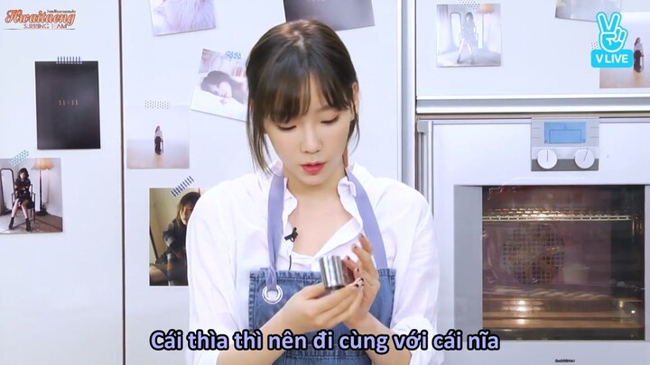 [Vietsub] Taeyeon V Live - (Patissier Taeyeon) Oven & Eleven [16.11.01]