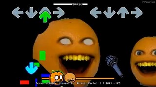 [FNF] Diiris, tetapi jeruk biasa dan jeruk yang salah menilai bernyanyi
